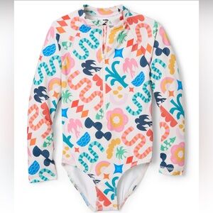 Lake Label Longsleeve‎ Girl’s Bathing Suit